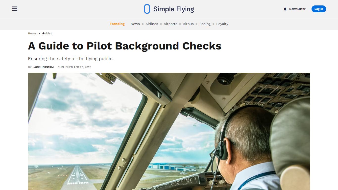 A Guide to Pilot Background Checks - Simple Flying